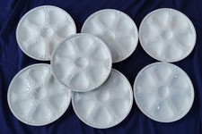 7 ASSIETTES À HUÎTRES EN