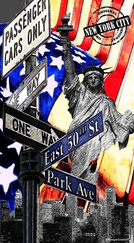 Drap bain plage new york - plage,