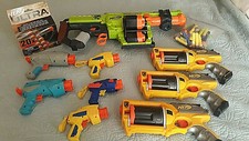 NERF GUN LOTOF 9- W/DARTS