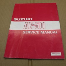 MANUEL ATELIER SERVICE MANUAL SUZUKI SCOOTER AE 50 91-> LIVRE EN ANGLAIS AE-50