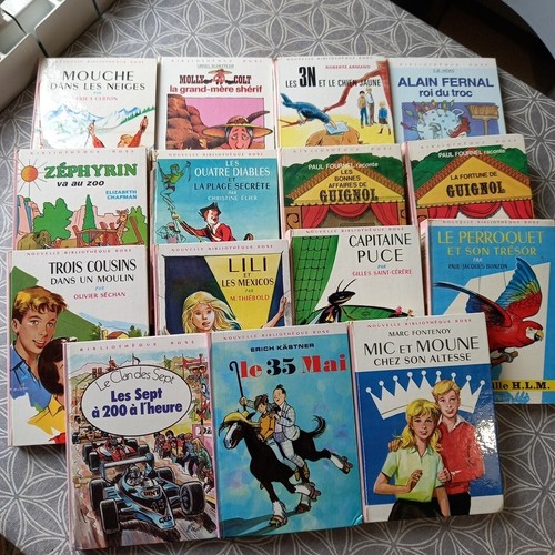 Lot livres bibliothèque - 15,