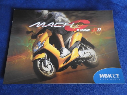 Catalogue brochure mbk mach - brochure, g