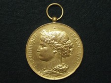 MEDAILLE TROYES -  A LA MEMOIRE DES ENFANTS DE L'AUBE MORTS POUR LA PATRIE 1870