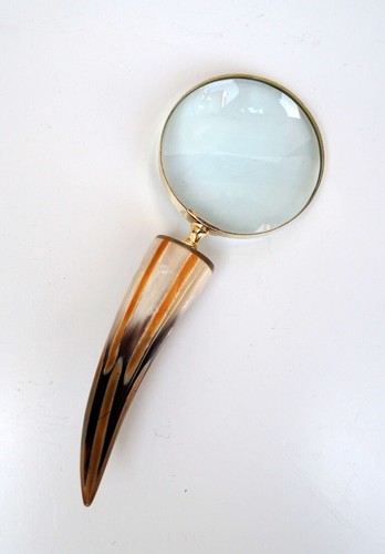 Ancienne loupe laiton avec - en,