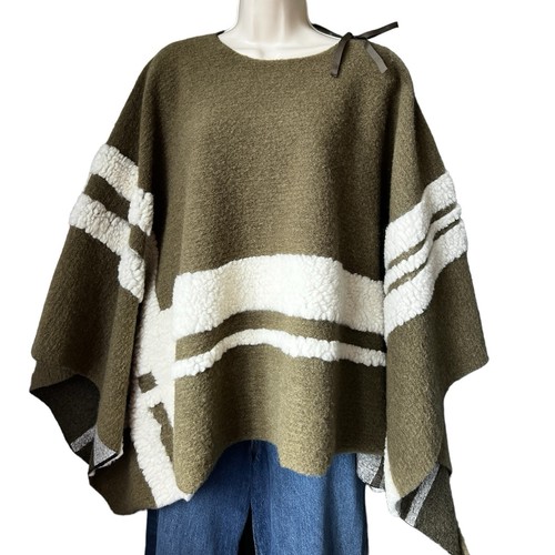 Maje wool blend shearling knit - wool-blend,
