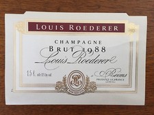 Une étiquette de champagne
