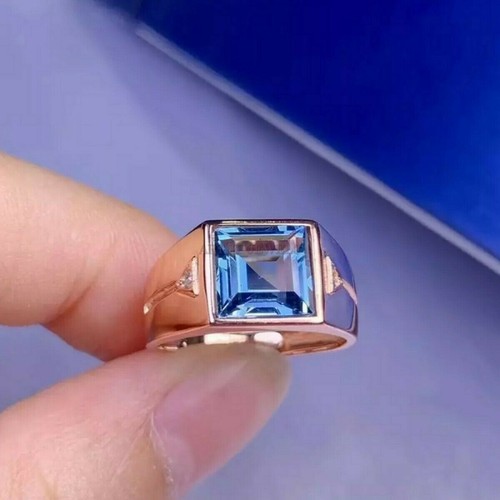 Naturel bleu gemme topaze - bleu, avec