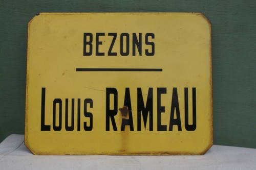Plaque émaillée - plaque,