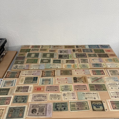 Lot billets allemand mark - billets,