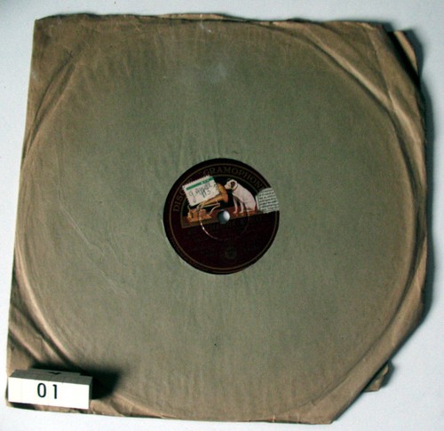 Disque gramophone 78t - 01,