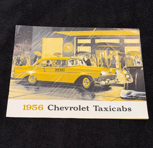 Vintage 1956 chevrolet taxicab - vintage,