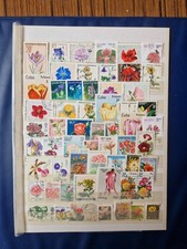 + 55 Timbres Fleurs ( lot TC