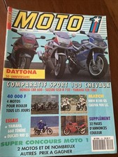Revue moto 1 N° 94 1991 Honda CBR600 Suzuki GSX-R750 Yamaha FZR1000 BMW GS etc