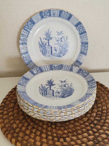 Lot assiettes lunéville - 8,