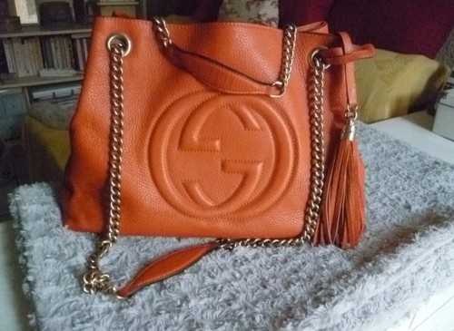 Gucci sac seau cuir - , grainé