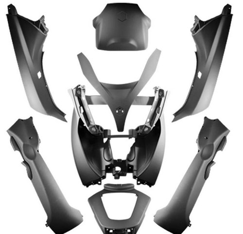 Kit carrosserie noir mat - , (8