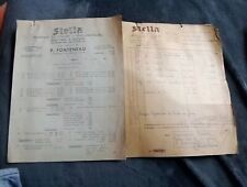 Feuille Tarif Velo Stella 