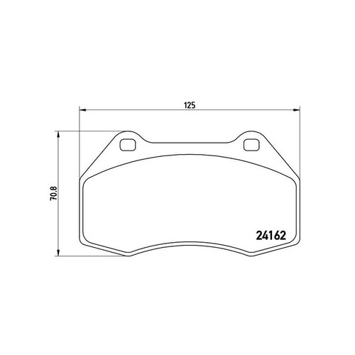 Brembo 036 plaquettes de - p, 68