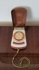 Vintage Posemètre IKOPHOT ZEISS IKON Stuttgart Germany Étui en Cuir Cellule 