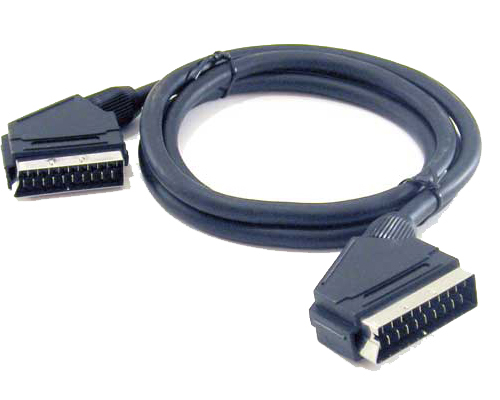 Câble connexion scart - de,