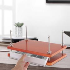 Presse à livres en bois