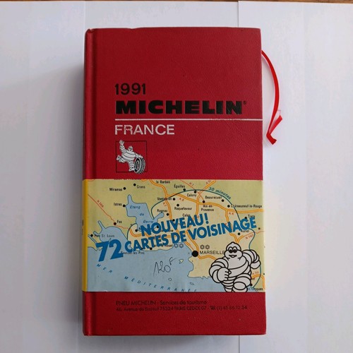 Guide michelin rouge france - guide,