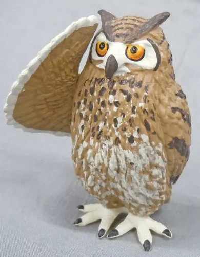 Mini figurine hibou - , corné