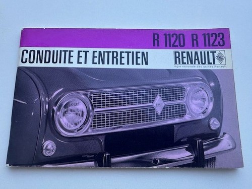 Renault r4 notice - renault,