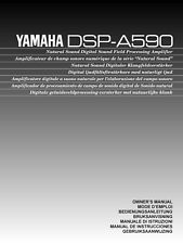 Bedienungsanleitung-Operating Instructions pour Yamaha DSP-A590