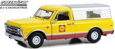 Greenlight 1/24 - CHEVROLET C-10 CAMPER 1968 "SHELL OIL" JAUNE