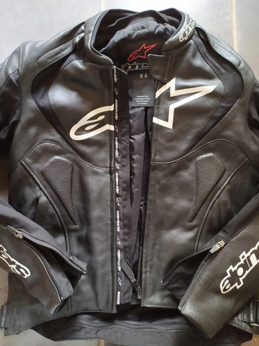 Blouson moto cuir - , alpinestars