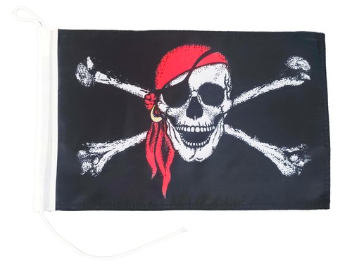 Drapeau pirate tête mort - pirate,
