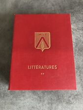 ENCYCLOPÉDIE CLARTÉS, LITTÉRATURES ÉTRANGÈRES, Par Francis Durieux