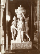 France, Paris, les Trois Grâces Vintage albumen print,exposition universelle d