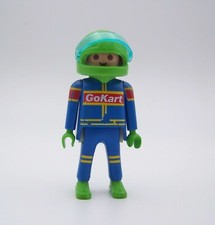 PLAYMOBIL (S316) RACING - Pilote de Karting avec Casque Vert 3013 (abimé)