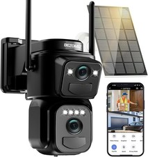 Camera WiFi Ext sans Fil Double Objectif 8MP,2.4/5GHz,solaire,355°,FEZ9Z