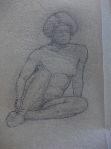 Henri brochet dessin crayon - dessin, au