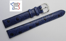 Bracelet montre ,14mm;BLEU