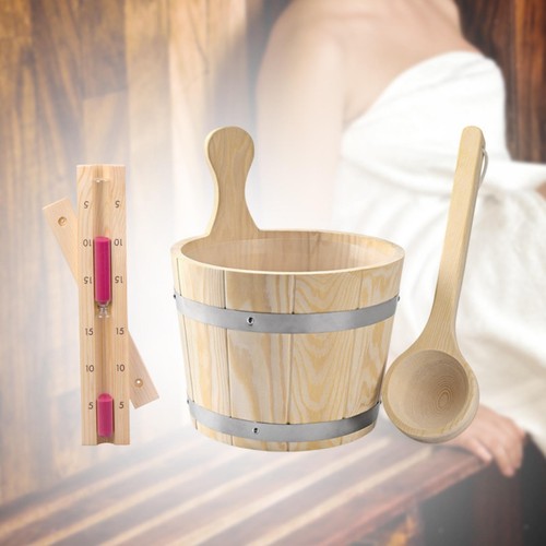 Seau sauna bois - seau, en