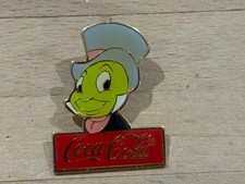 PINS PIN DISNEY COCA COLA COKE JIMINY CRICKET PINOCCHIO
