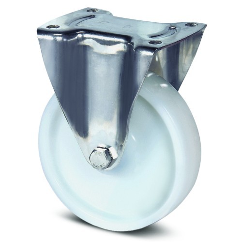 Roulette fixe inox roue - roulette,