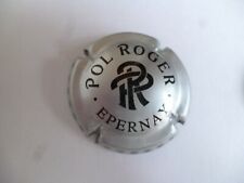 capsule Pol Roger, argent et noir, sans et Cie, essai, très rare, à saisir