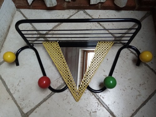 Porte manteaux chapeaux miroir - chapeaux,