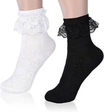 Chaussettes à volants pour