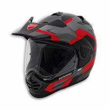 Ducati Arai Strada Tour V5 Enduro Casque Intégral Gris Rouge Neuf