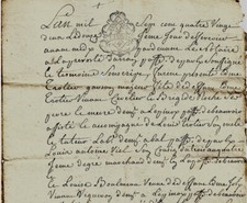 1782 Contrat de mariage à