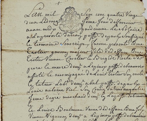 1782 contrat mariage à - contrat,