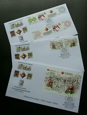 Vélo de facteur UPU 2019 Journée mondiale de la poste Malaisie 4 nations (FDC...