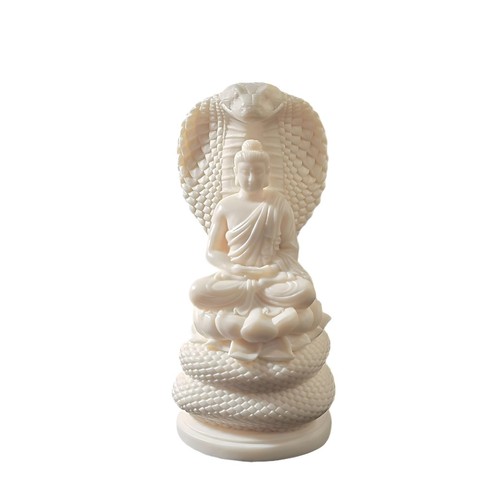 Ivory nut buddha sitting - ivory, on