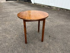 Table ronde vintage en bois